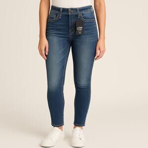 True Religion Jennie Curvy High Rise Super Skinny Jeans W27 Big T Resistence NWT